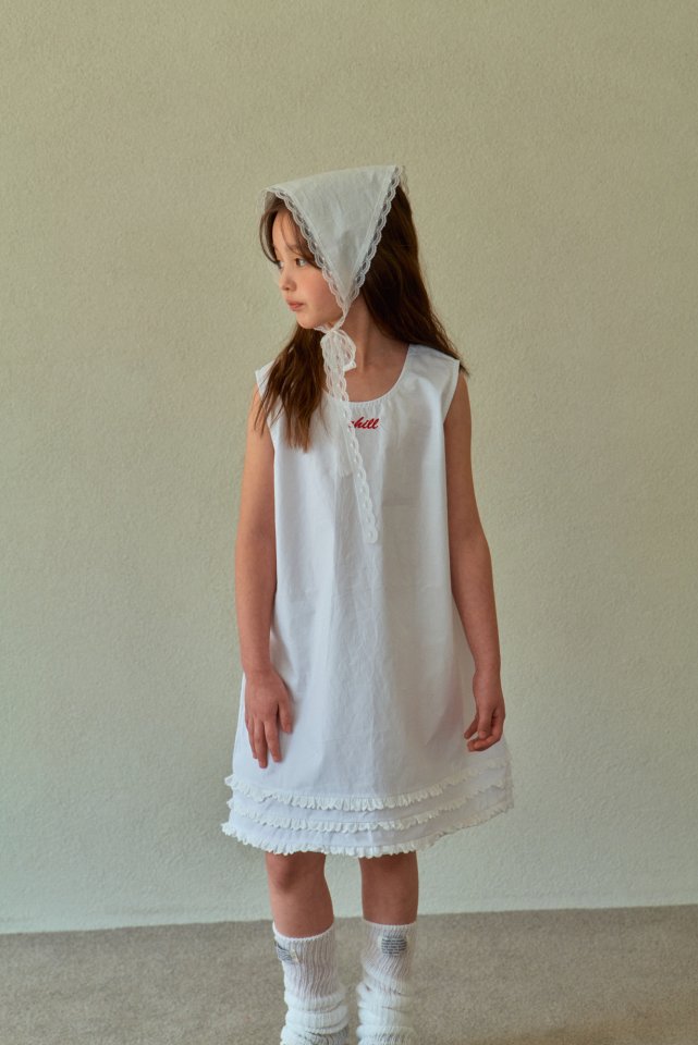 Minimal - Korean Children Fashion - #designkidswear - Lace Triangle Scarf - 4
