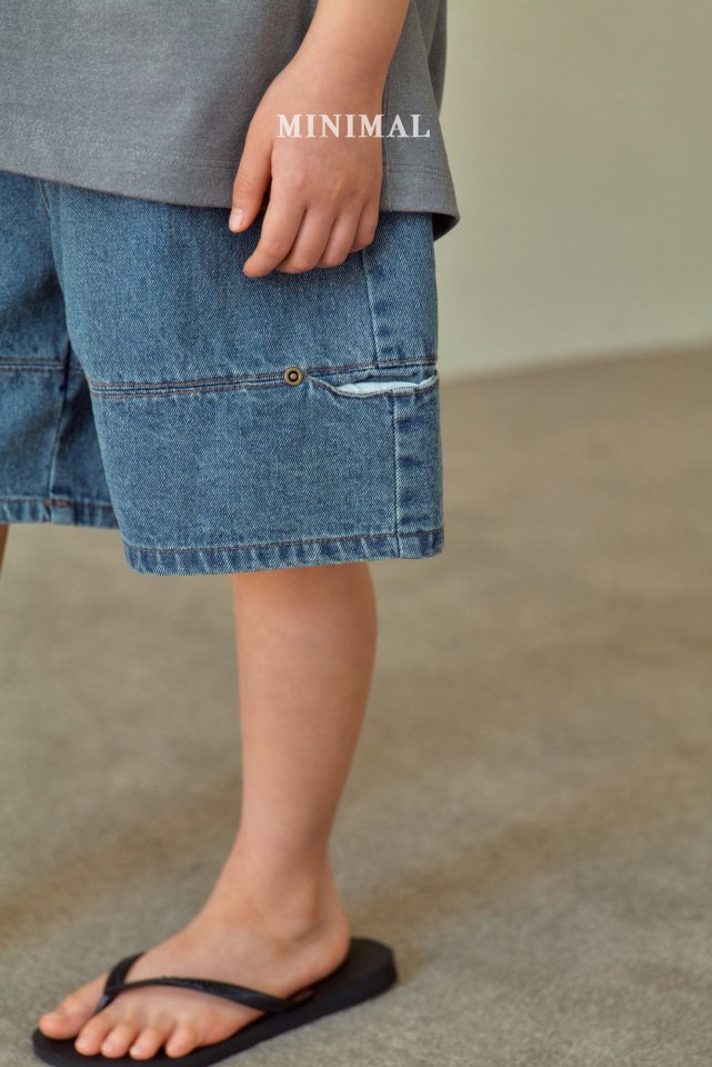 Minimal - Korean Children Fashion - #fashionkids - Hidden Denim Pants - 11