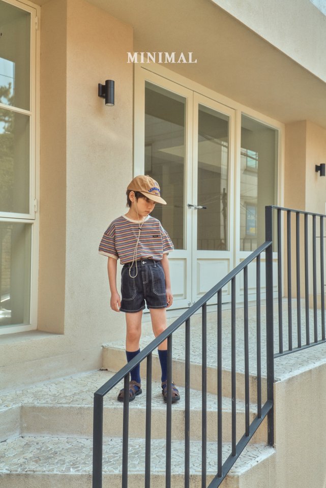 Minimal - Korean Children Fashion - #fashionkids - Zero Pocket Denim Shorts - 8