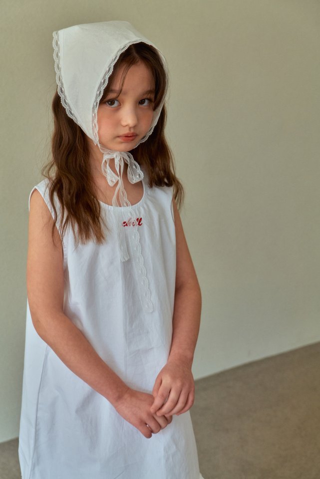 Minimal - Korean Children Fashion - #kidsshorts - Lace Triangle Scarf - 6