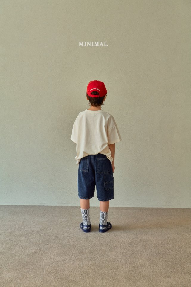 Minimal - Korean Children Fashion - #kidsshorts - Rivet Carpenter Denim Pants - 5
