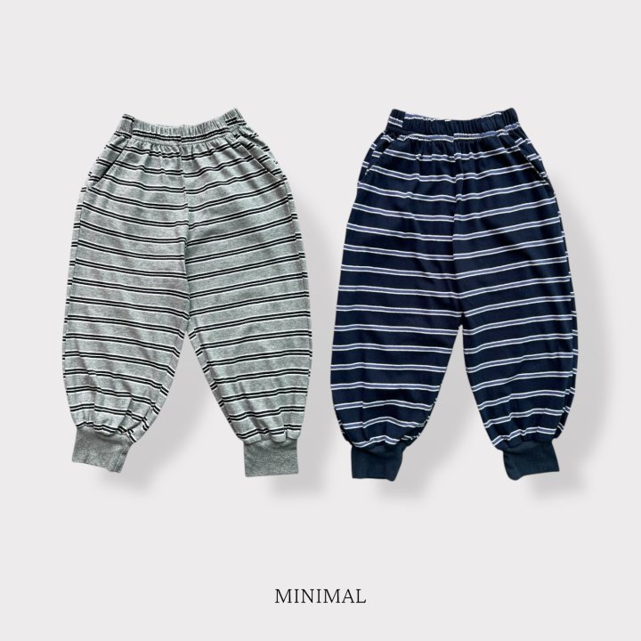 Minimal - Korean Children Fashion - #kidsshorts - Striped Jogger Pants