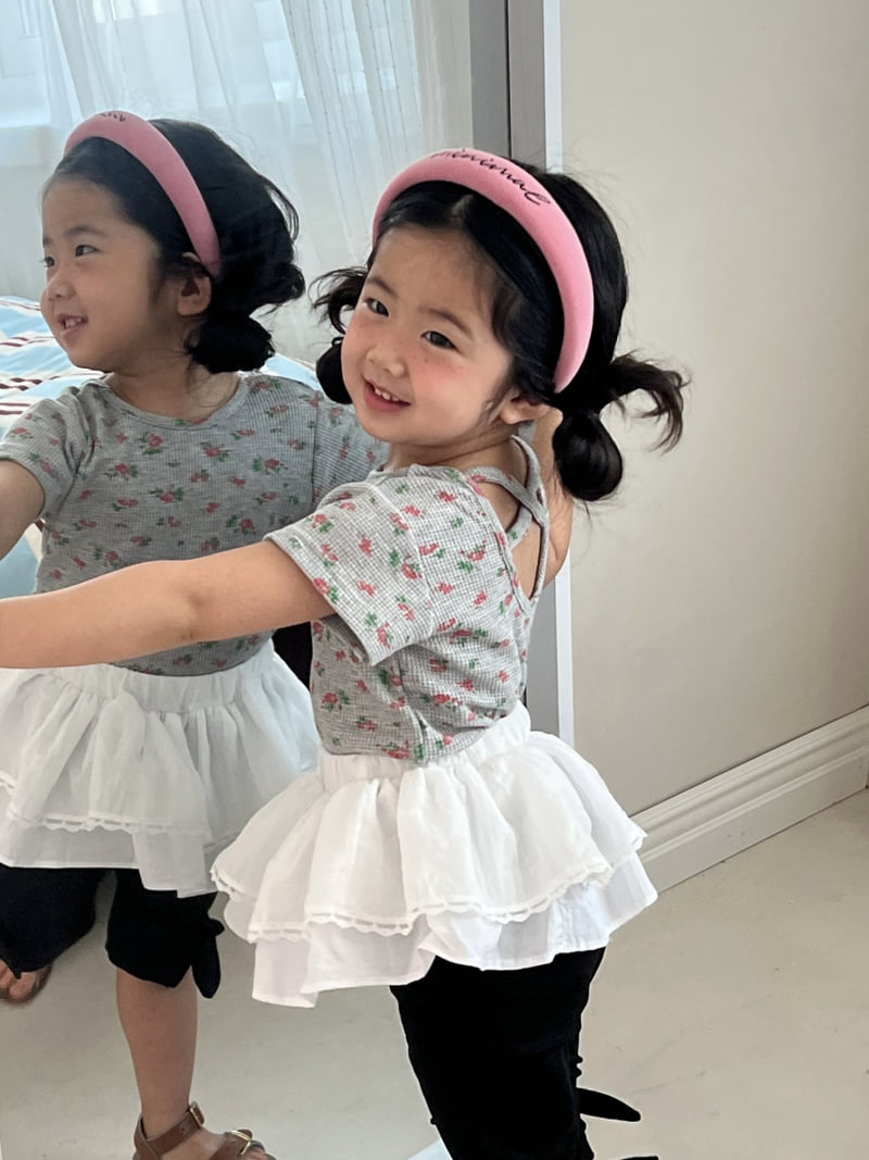 Minimal - Korean Children Fashion - #kidsstore - X Flower Tee - 12