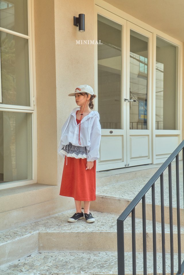 Minimal - Korean Children Fashion - #kidsstore - Kitchen Check Apron - 7