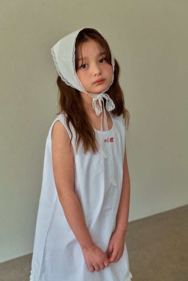 Minimal - Korean Children Fashion - #kidsstore - Lace Triangle Scarf - 7