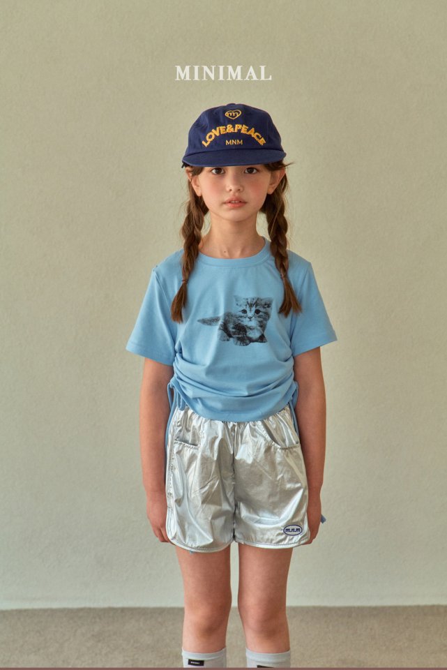 Minimal - Korean Children Fashion - #magicofchildhood - Meow String Tee - 3