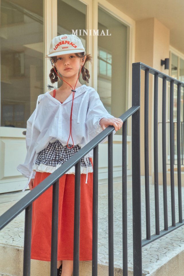 Minimal - Korean Children Fashion - #magicofchildhood - Kitchen Check Apron - 11