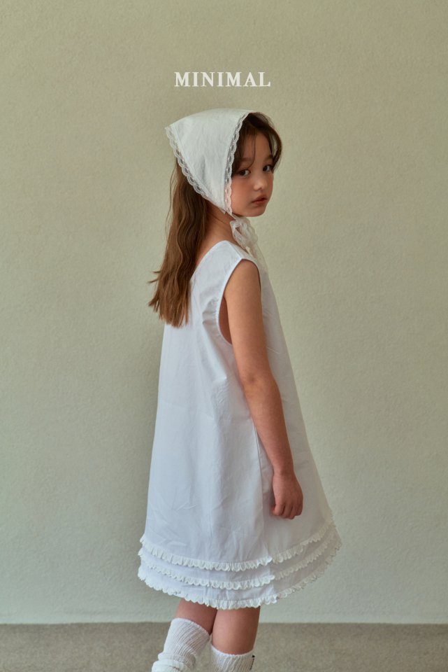 Minimal - Korean Children Fashion - #magicofchildhood - Lace Triangle Scarf - 11