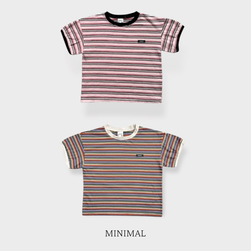 Minimal - Korean Children Fashion - #magicofchildhood - Pop Stripe Tee