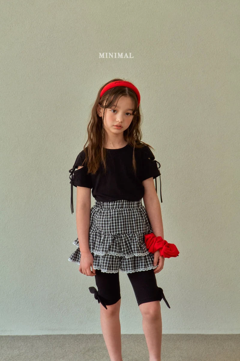 Minimal - Korean Children Fashion - #minifashionista - Ribbon Short Sleeve Tee - 5