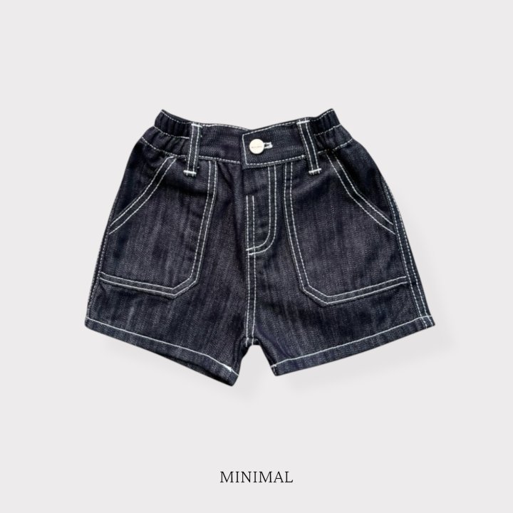 Minimal - Korean Children Fashion - #minifashionista - Zero Pocket Denim Shorts