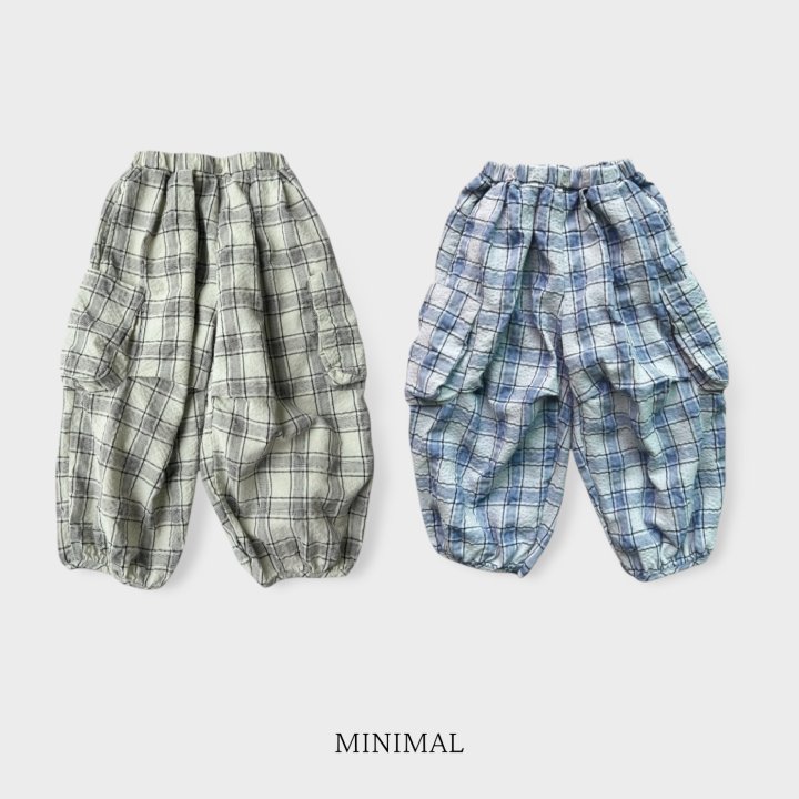 Minimal - Korean Children Fashion - #prettylittlegirls - Check Hip Pants