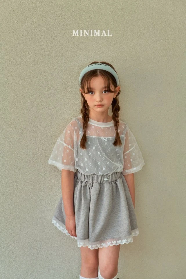 Minimal - Korean Children Fashion - #prettylittlegirls - Eyelet Ribbon Sleeveless - 8