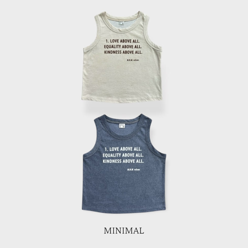 Minimal - Korean Children Fashion - #prettylittlegirls - Pigment Love Sleeveless
