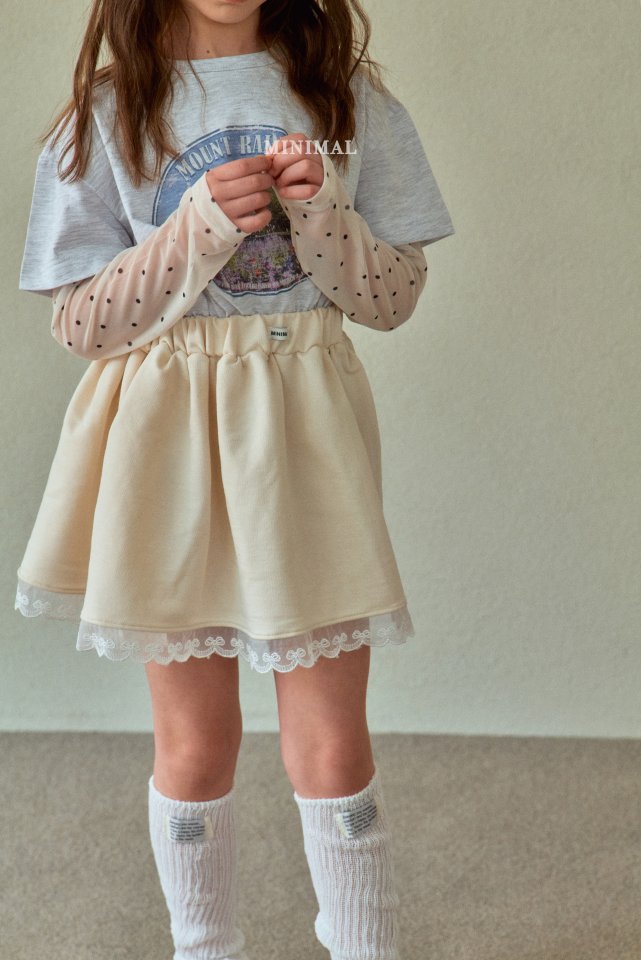 Minimal - Korean Children Fashion - #minifashionista - Mesh Dot Long Sleeve Tee - 4