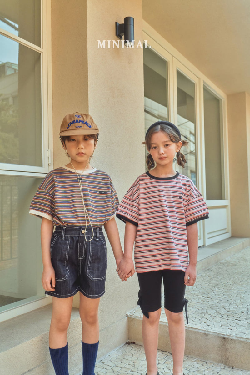 Minimal - Korean Children Fashion - #prettylittlegirls - Pop Stripe Tee - 3