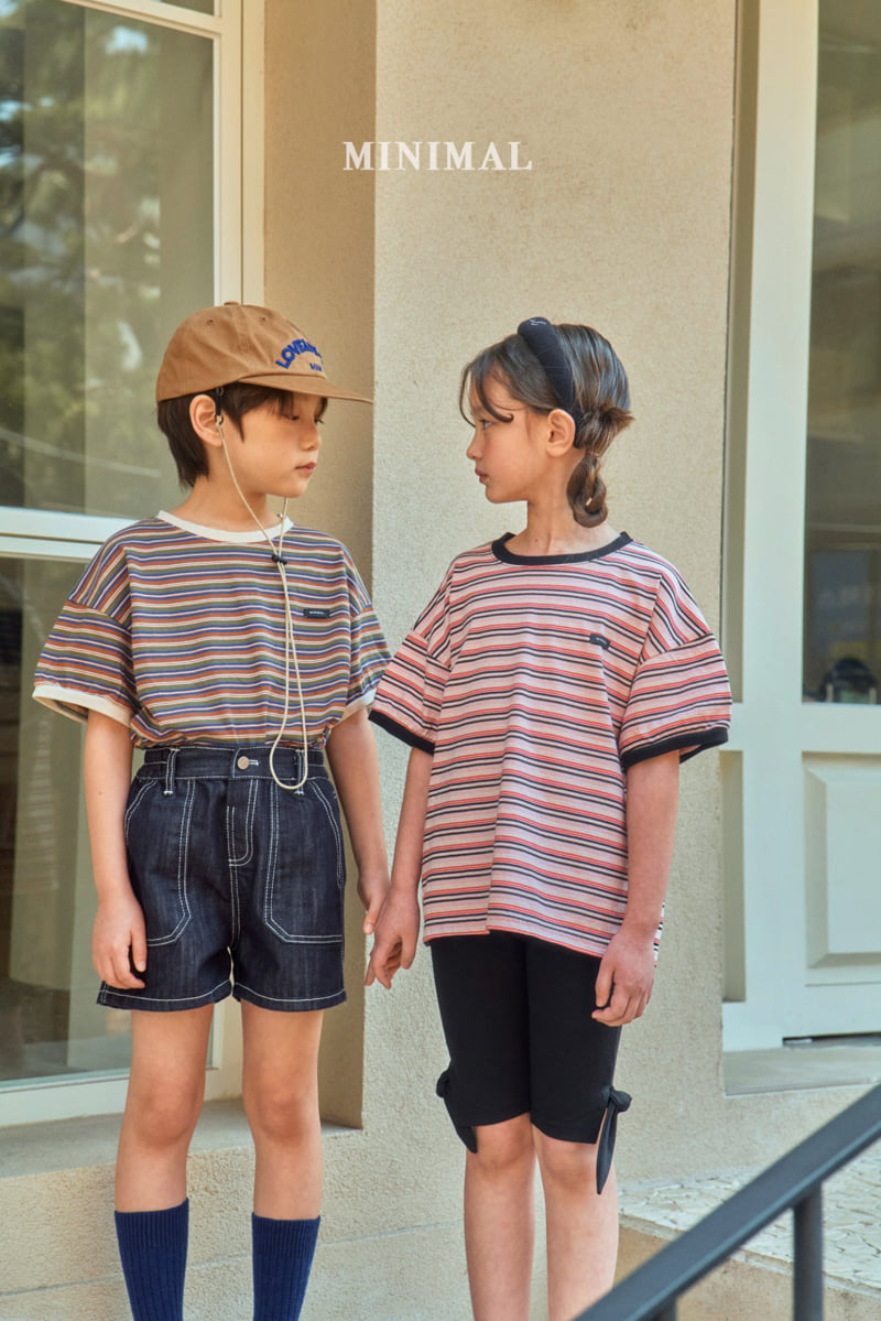 Minimal - Korean Children Fashion - #stylishchildhood - Pop Stripe Tee - 6