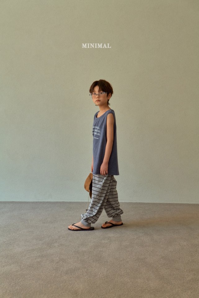 Minimal - Korean Children Fashion - #stylishchildhood - Striped Jogger Pants - 11