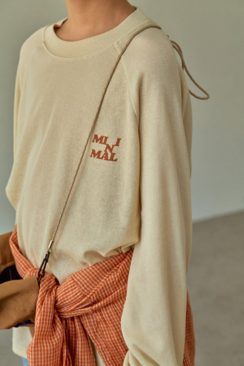 Minimal - Korean Children Fashion - #todddlerfashion - Logo Long Sleeve Tee - 9