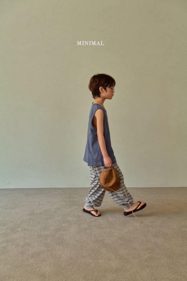 Minimal - Korean Children Fashion - #todddlerfashion - Striped Jogger Pants - 9