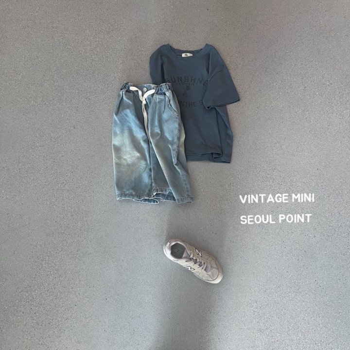 Minipoint - Korean Children Fashion - #Kfashion4kids - Yellow Tee - 3