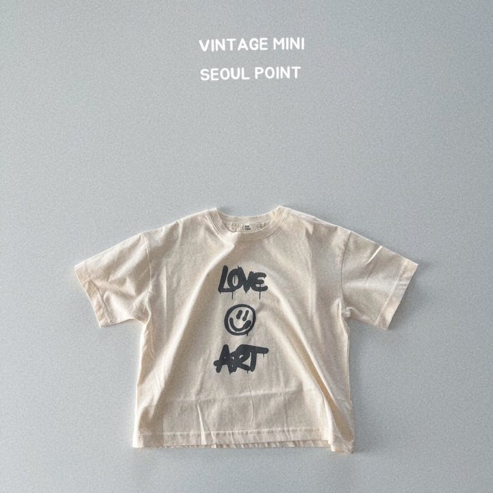 Minipoint - Korean Children Fashion - #childofig - Smile Tee
