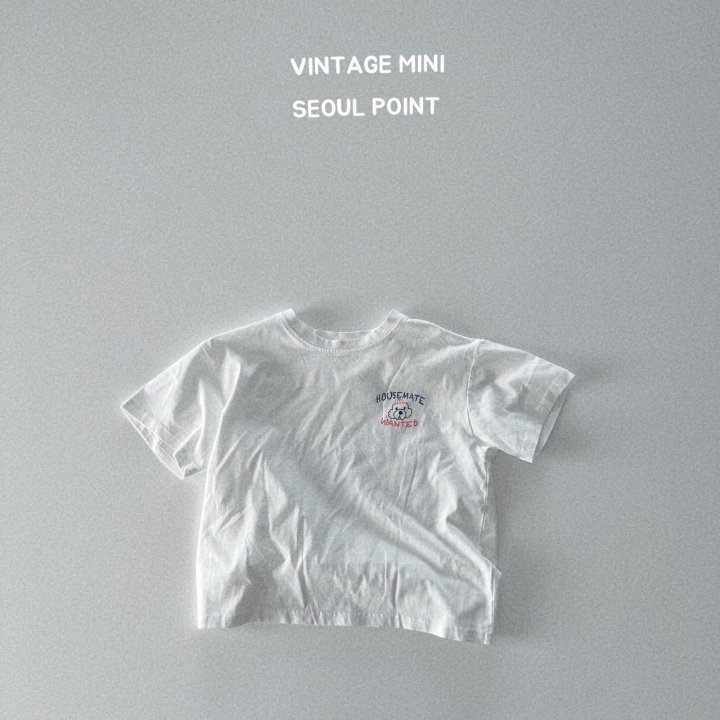 Minipoint - Korean Children Fashion - #fashionkids - Dog Chest Tee