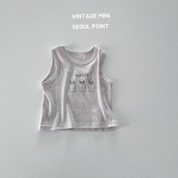 Minipoint - Korean Children Fashion - #fashionkids - Trip Dog Sleeveless