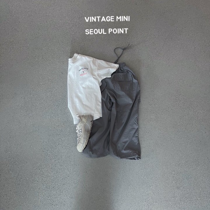 Minipoint - Korean Children Fashion - #kidsshorts - Dog Chest Tee - 2
