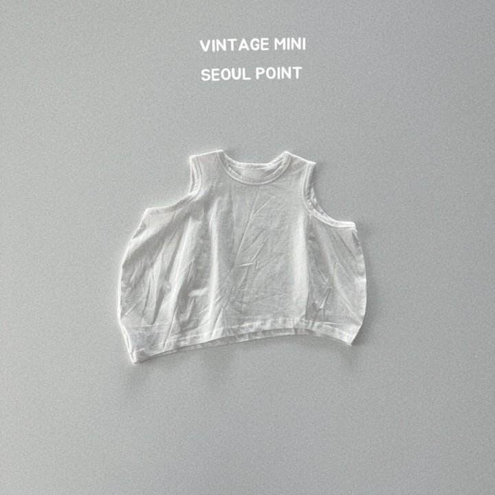 Minipoint - Korean Children Fashion - #kidsshorts - Unbalanced Sleeveless