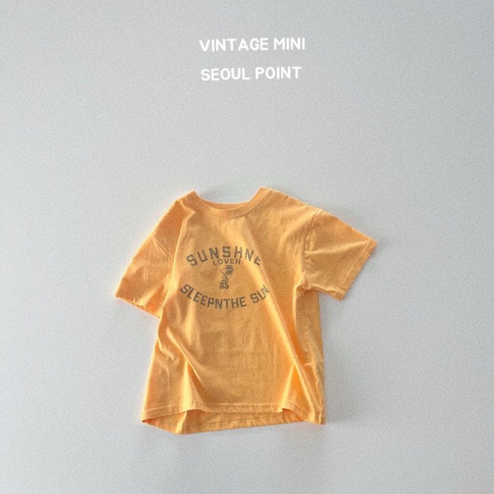 Minipoint - Korean Children Fashion - #kidsstore - Yellow Tee