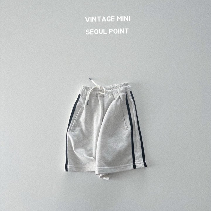 Minipoint - Korean Children Fashion - #kidzfashiontrend - Side Shorts