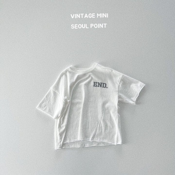 Minipoint - Korean Children Fashion - #littlefashionista - END Tee
