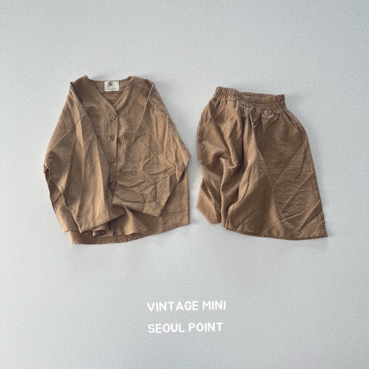 Minipoint - Korean Children Fashion - #magicofchildhood - Basic Top Bottom Set