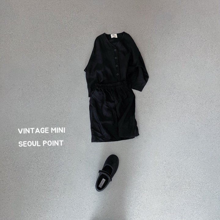 Minipoint - Korean Children Fashion - #minifashionista - Basic Top Bottom Set - 2