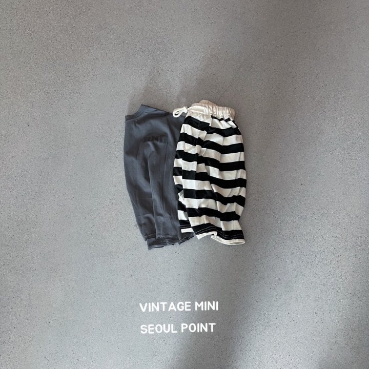 Minipoint - Korean Children Fashion - #prettylittlegirls - Striped Shorts - 3