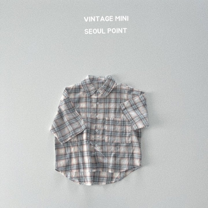 Minipoint - Korean Children Fashion - #prettylittlegirls - Boxy Short Sleeve Shirt