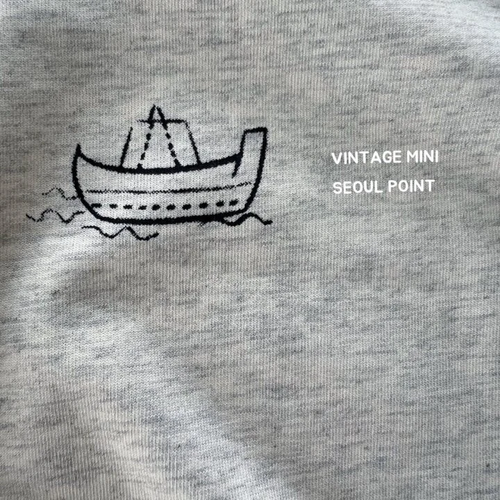 Minipoint - Korean Children Fashion - #prettylittlegirls - Boat Chest Tee