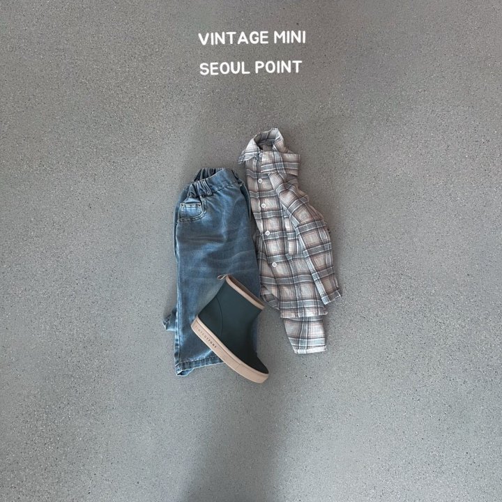 Minipoint - Korean Children Fashion - #todddlerfashion - Boxy Short Sleeve Shirt - 2