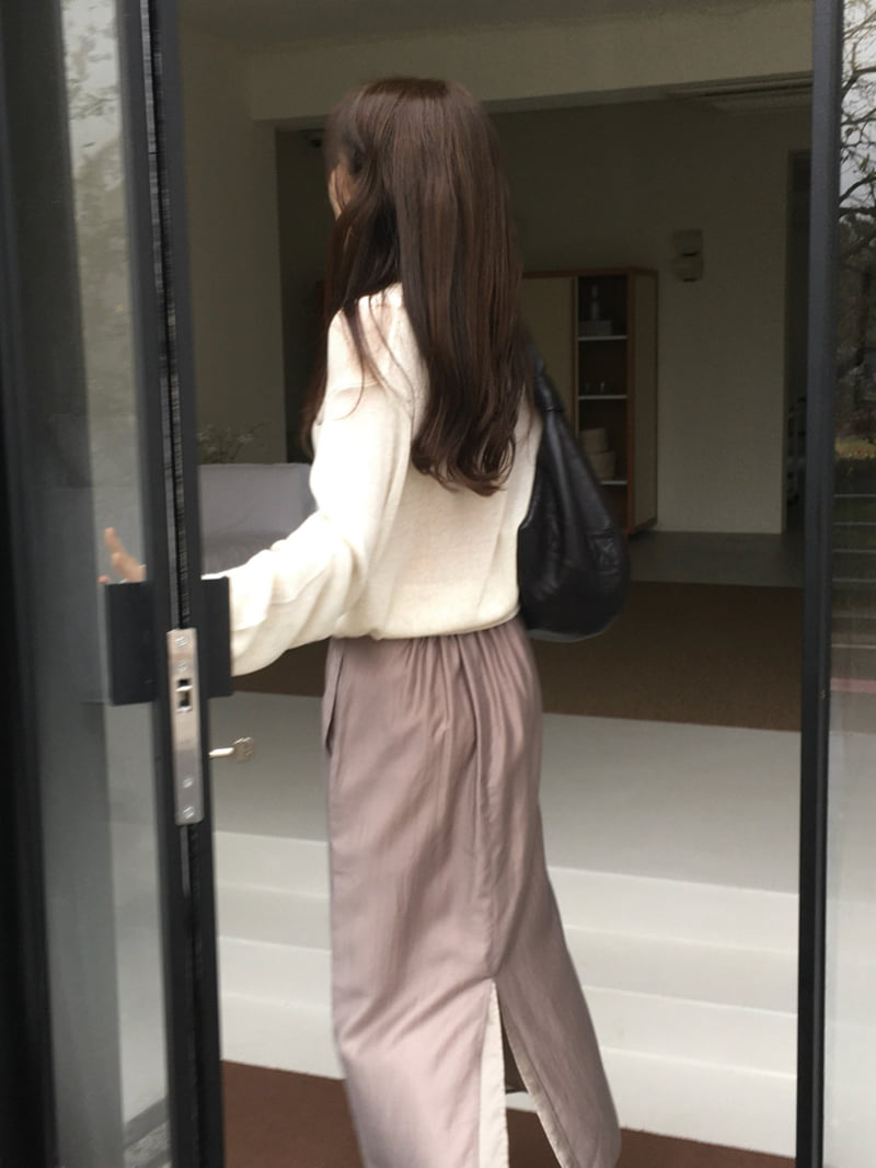 Moani - Korean Women Fashion - #momslook - Shine Layered Banded Skirt - 7