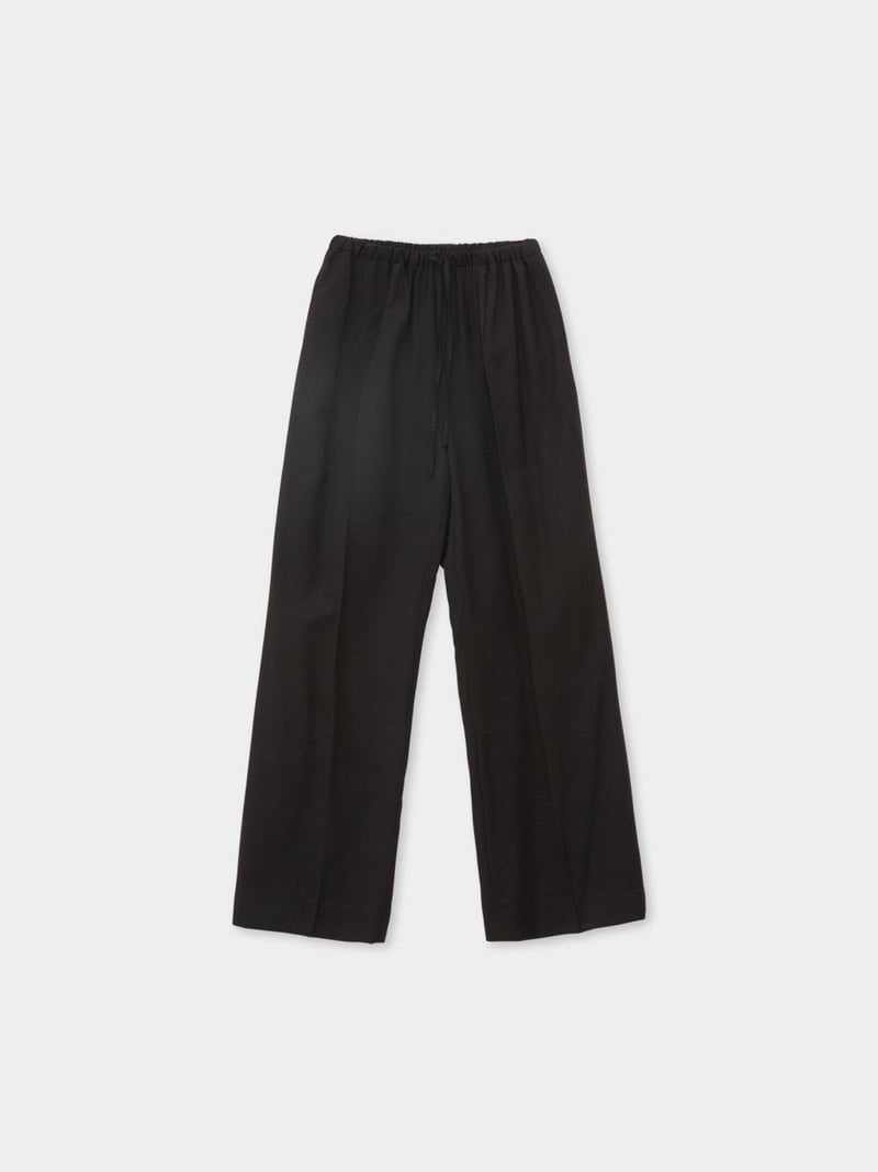 Moani - Korean Women Fashion - #womensfashion - Summer Wool Banded Wide Pants - 4