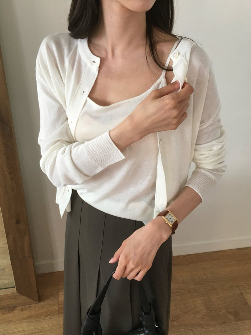 Moani - Korean Women Fashion - #momslook - Silk Wool Knit Sleeveless Top - 12