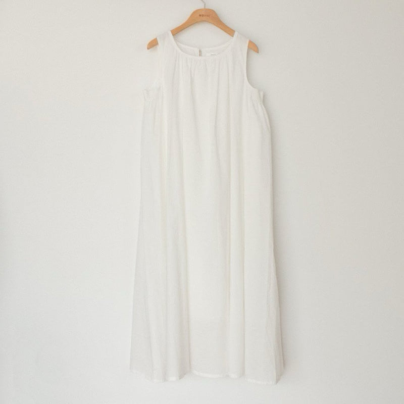 Moani - Korean Women Fashion - #momslook - Cotton Shirring Sleeveless One-piece - 12
