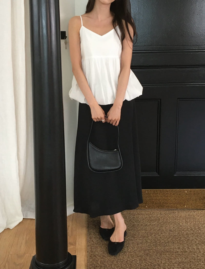 Moani - Korean Women Fashion - #momslook - Shirring Balloon V-neck Top - 10