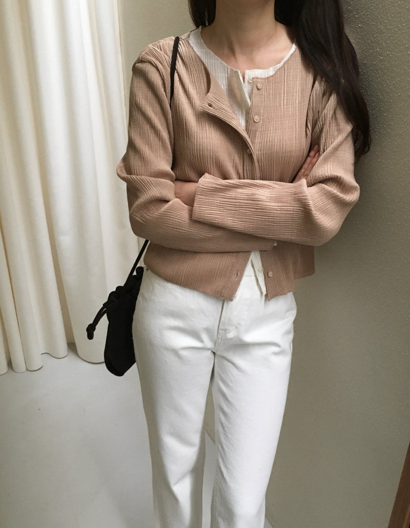 Pleats Cardigan by Moani for Women - view 5