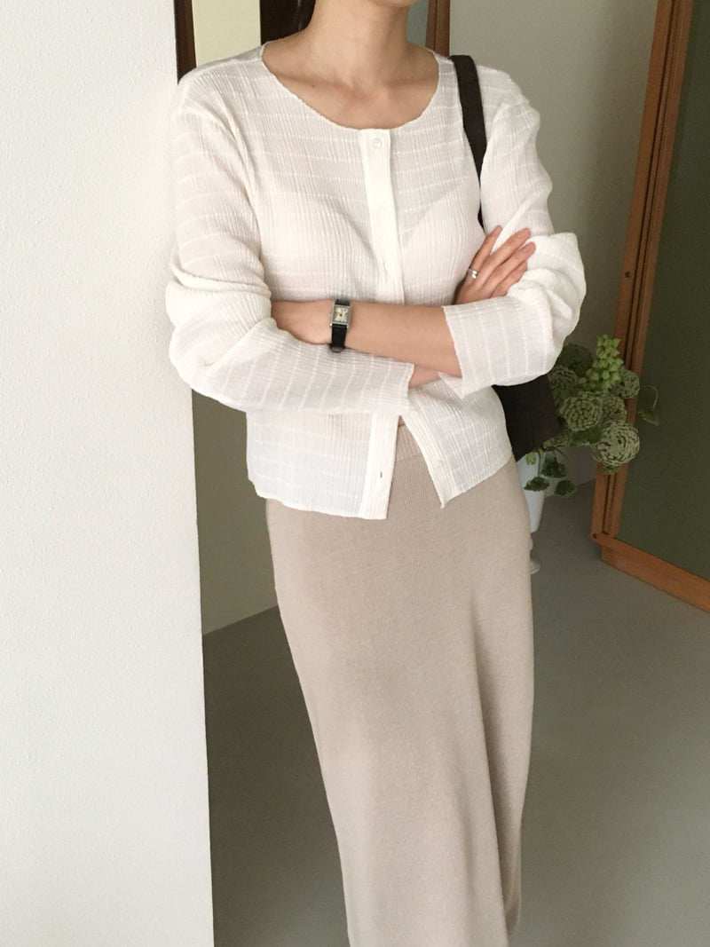 Pleats Cardigan by Moani for Women - view 9