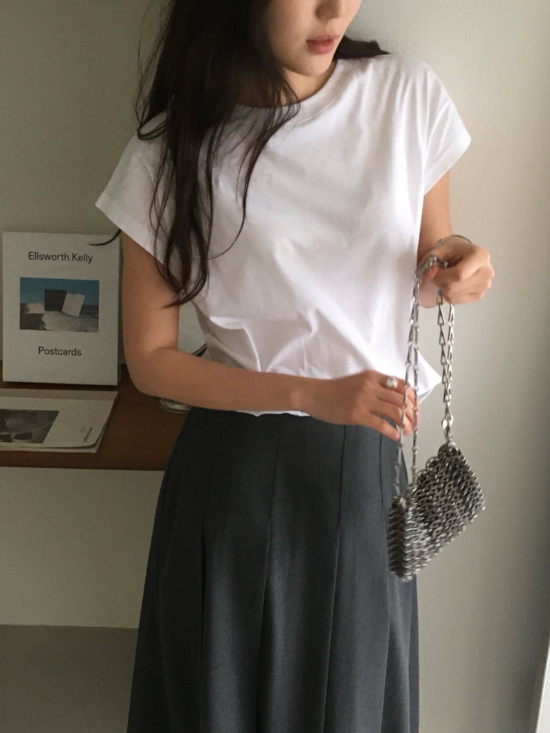 Moani - Korean Women Fashion - #momslook - Premium Silket Shoulder Top - 10