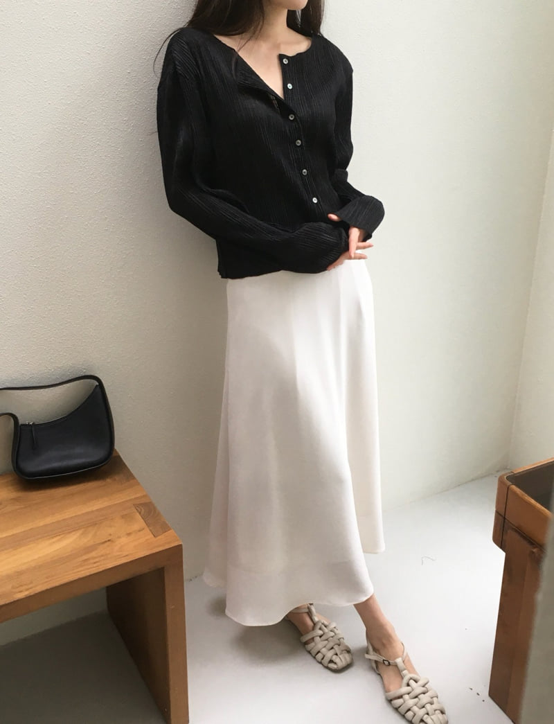 Pleats Cardigan by Moani for Women - view 1