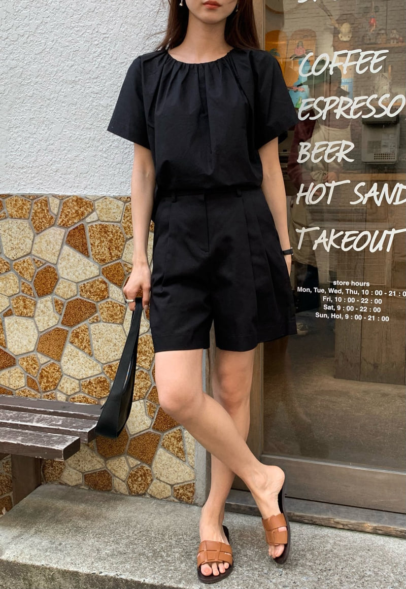 Moani - Korean Women Fashion - #shopsmall - Marville Shirring Blouse - 5