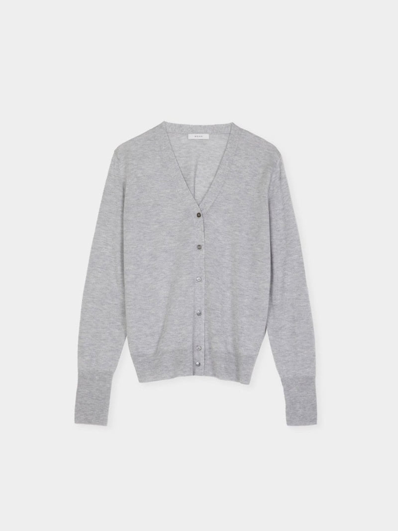 Moani - Korean Women Fashion - #thatsdarling - Silk Wool V-neck Cardigan - 9